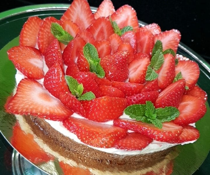 Cliquez pour zoomer ! Tarte aux fraises sans cuisson Thermomix par hal57