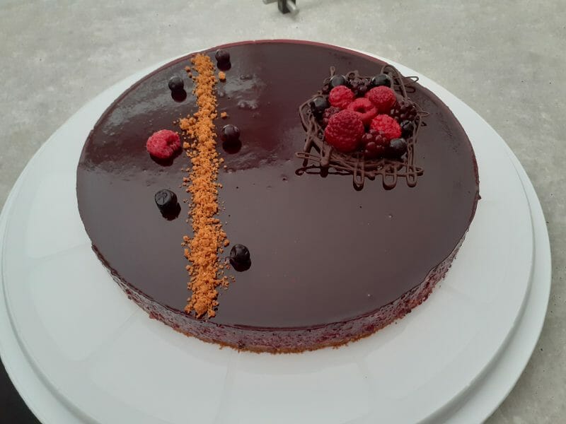 Cliquez pour zoomer ! Bavarois aux framboises Thermomix par Ptite steph