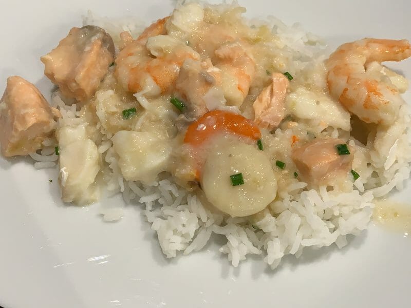 Cliquez pour zoomer ! Blanquette de la mer Thermomix par Majeno