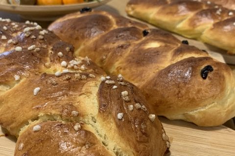 Cliquez pour zoomer ! Brioche tressée à la mie filante Thermomix par camille_1530