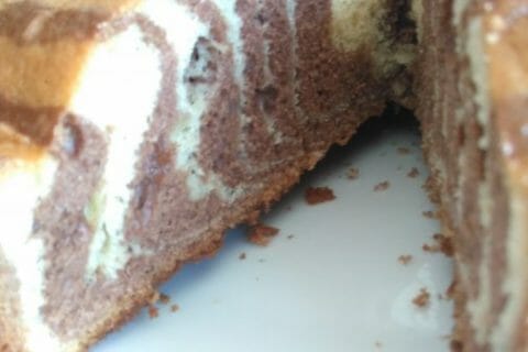 Cliquez pour zoomer ! Gâteau zébré Thermomix par Christelle_brd