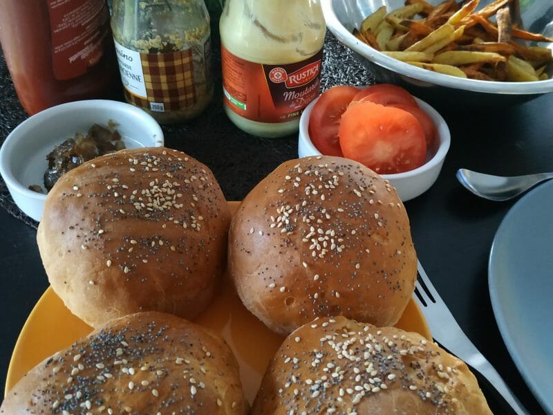 Cliquez pour zoomer ! Buns burger Thermomix par Kryza
