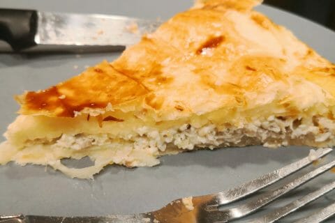 Cliquez pour zoomer ! Tourte au poulet et aux champignons Thermomix par Caro.lilou68