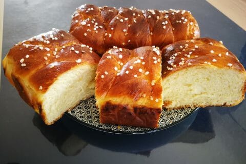 Cliquez pour zoomer ! Brioche tressée à la mie filante Thermomix par Marinette292
