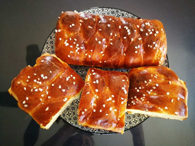 Cliquez pour zoomer ! Brioche tressée à la mie filante Thermomix par Marinette292
