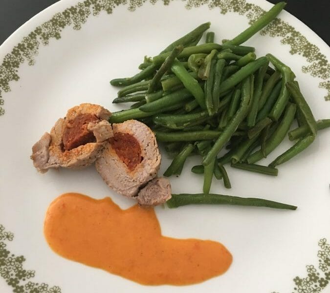 Cliquez pour zoomer ! Filet mignon au chorizo Thermomix par Mag33