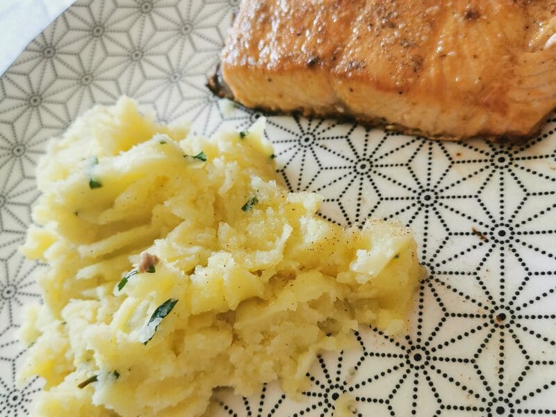 Cliquez pour zoomer ! Ecrasé de pommes de terre à l’huile d’olive Thermomix par StacyPony