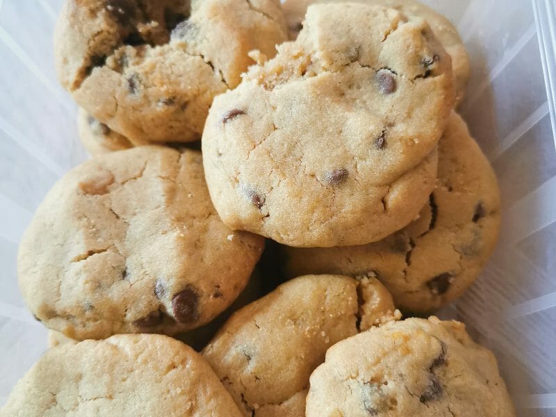 Cliquez pour zoomer ! Cookies beurre de cacahuète et pépites de chocolat Thermomix par StacyPony