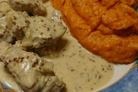 Cliquez pour zoomer ! Purée de potimarron au chorizo Thermomix par Aloysia54