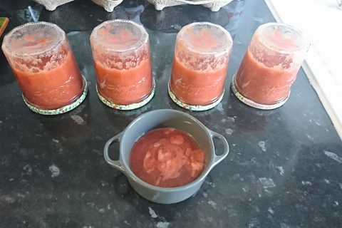 Cliquez pour zoomer ! Confiture fraise rhubarbe Thermomix par Aloysia54