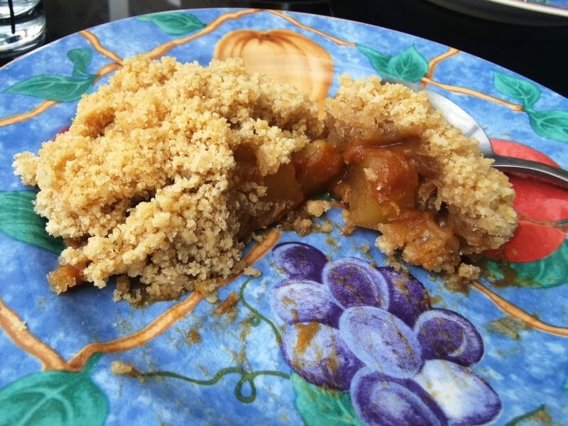 Cliquez pour zoomer ! Crumble aux Pommes Thermomix par Aloysia54