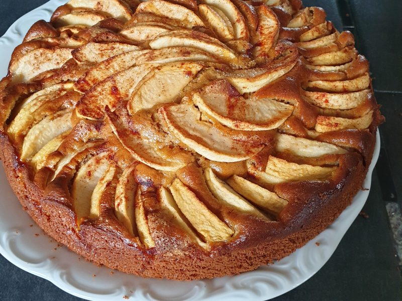 Cliquez pour zoomer ! Gâteau aux pommes et mascarpone Thermomix par albina.r54