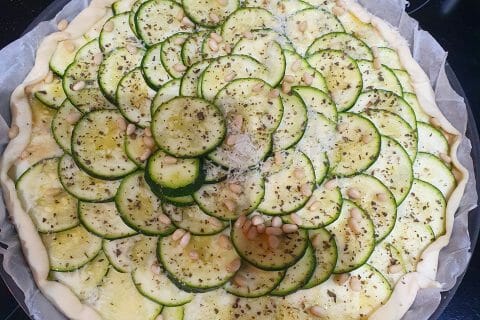 Cliquez pour zoomer ! Tarte courgettes et ricotta Thermomix par albina.r54