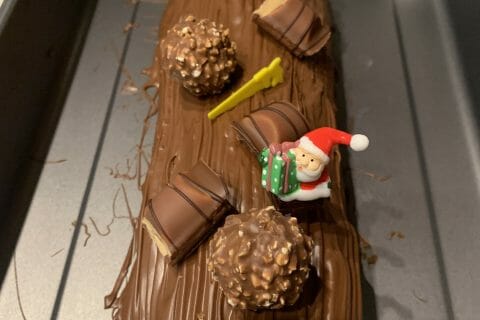 Cliquez pour zoomer ! Bûche Ferrero Rocher Thermomix par Julie