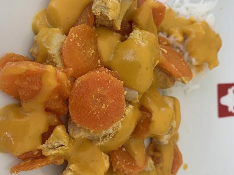 Cliquez pour zoomer ! Poulet coco aux 3 épices Thermomix par Julie