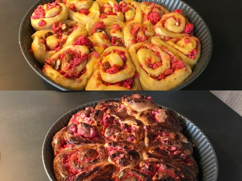 Cliquez pour zoomer ! Brioche aux pralines roses Thermomix par Sandra-15