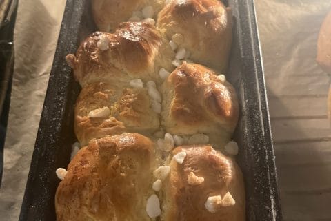 Cliquez pour zoomer ! Brioche tressée à la mie filante Thermomix par nixmelanie91