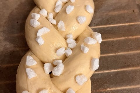 Cliquez pour zoomer ! Brioche tressée à la mie filante Thermomix par nixmelanie91
