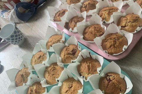 Cliquez pour zoomer ! Muffins aux fraises Thermomix par justcallmejames🌸