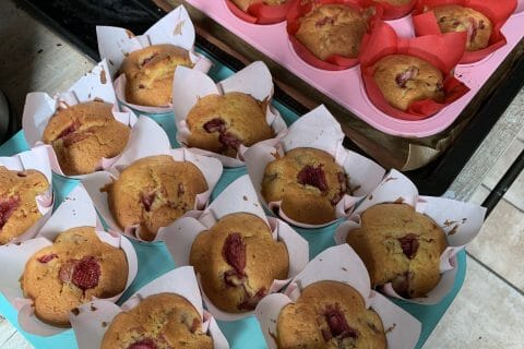 Cliquez pour zoomer ! Muffins aux fraises Thermomix par justcallmejames🌸