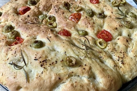 Cliquez pour zoomer ! Focaccia aux oignons Thermomix par justcallmejames🌸
