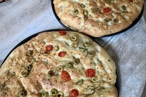 Cliquez pour zoomer ! Focaccia aux oignons Thermomix par justcallmejames🌸