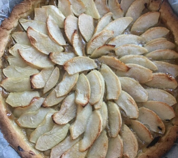 Cliquez pour zoomer ! Tarte aux pommes alsacienne Thermomix par gulab94