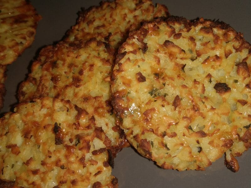 Cliquez pour zoomer ! Galettes de pommes de terre au four Thermomix par PrissCorazon