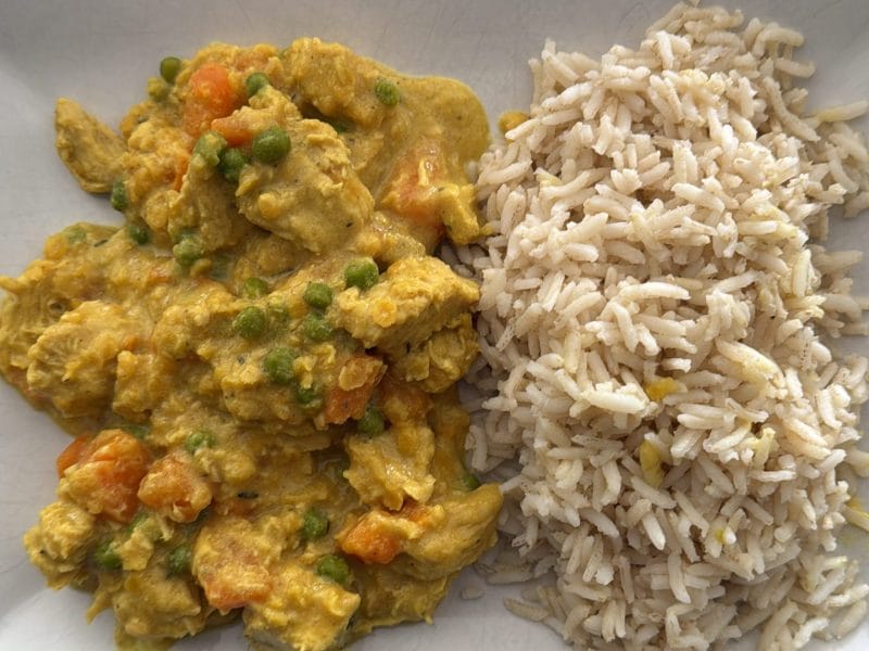 Cliquez pour zoomer ! Curry de poulet aux patates douces Thermomix par thierry_211