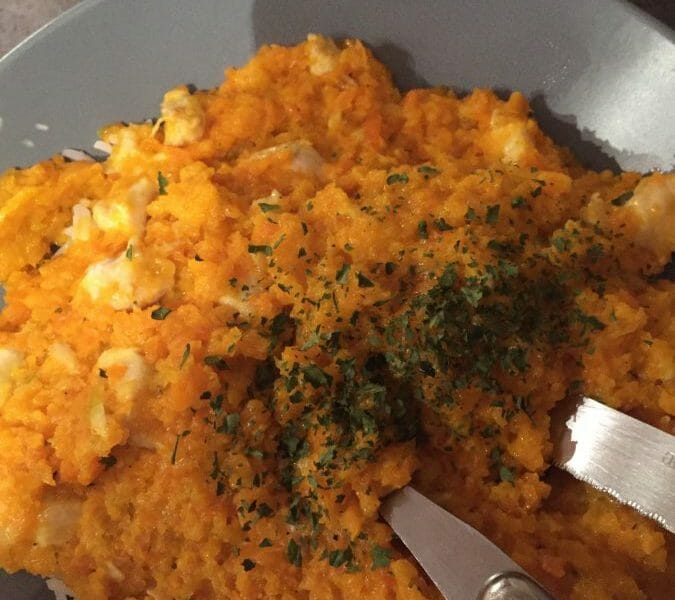 Cliquez pour zoomer ! Bouchées de poulet aux carottes Thermomix par Morganelafee