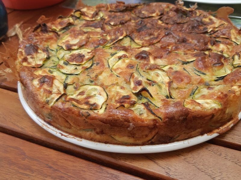 Cliquez pour zoomer ! Gâteau invisible aux courgettes Thermomix par briochine