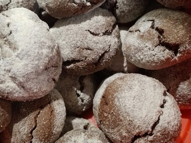 Cliquez pour zoomer ! Craquelés au chocolat Thermomix par Banbinou35