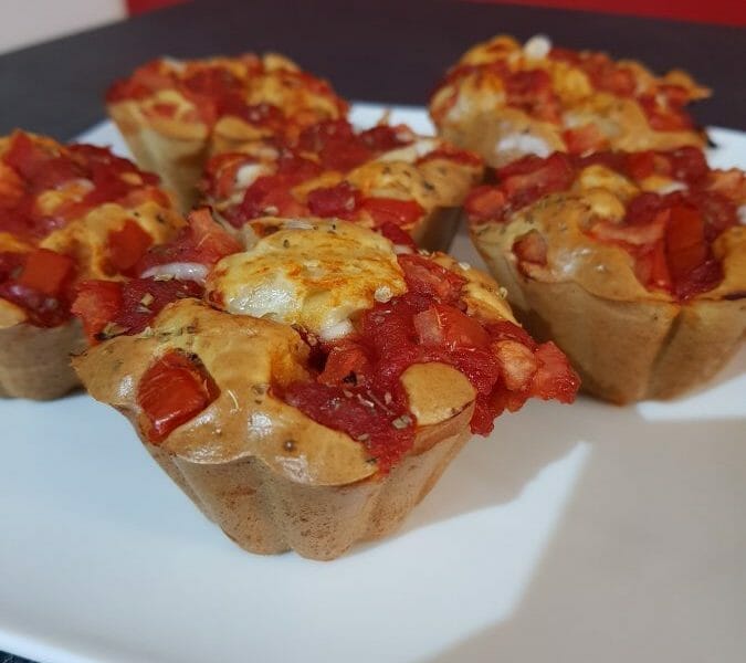 Cliquez pour zoomer ! Muffins salés façon pizza Thermomix par sappy