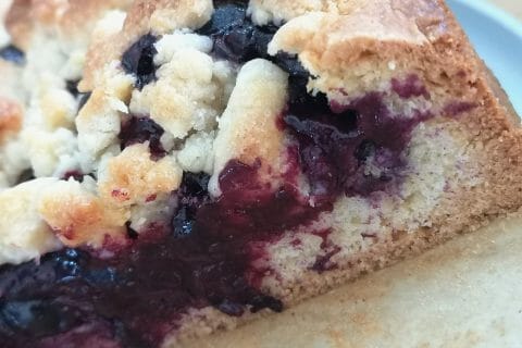 Cliquez pour zoomer ! Tarte aux myrtilles façon crumble Thermomix par EliseB