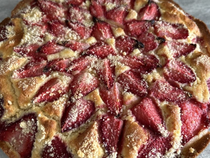 Cliquez pour zoomer ! Gâteau amandes et fruits rouges Thermomix par Alex-Leno-BZH