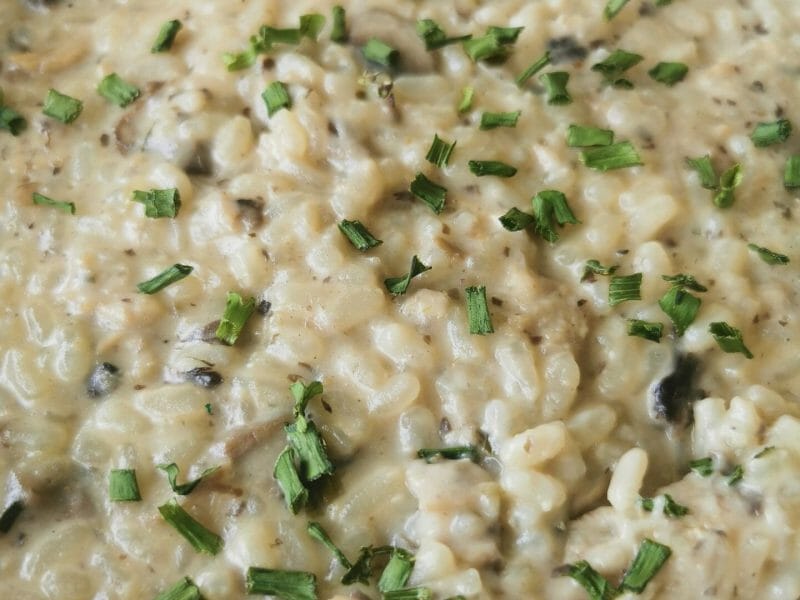 Cliquez pour zoomer ! Risotto poulet et champignons Thermomix par Alex-Leno-BZH