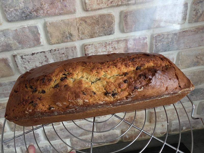 Cliquez pour zoomer ! Cake à la ricotta et aux pépites de chocolat Thermomix par Ludivine973