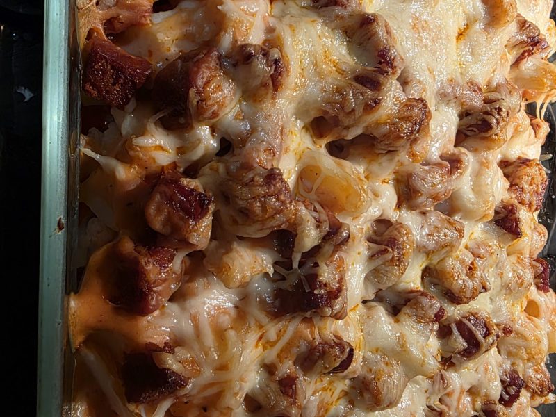 Cliquez pour zoomer ! Gratin de chou-fleur au chorizo Thermomix par Ludivine973