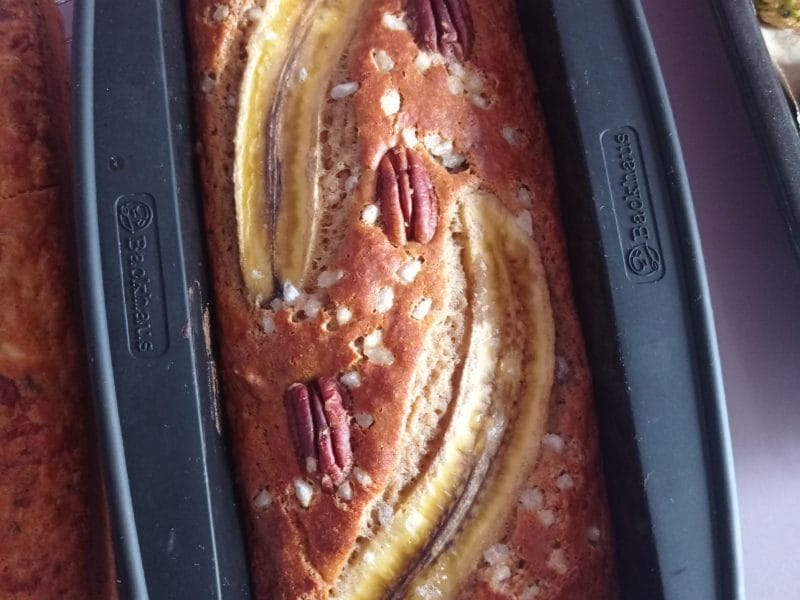 Banana bread aux noix de pécan Thermomix par Ky74