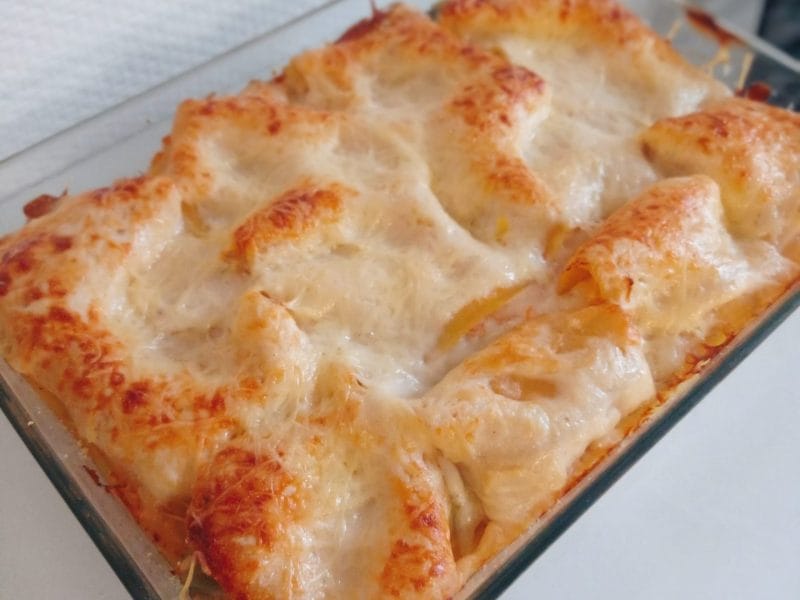 Cliquez pour zoomer ! Lasagnes au saumon et poireaux Thermomix par Ky74