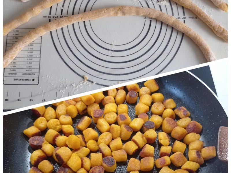 Cliquez pour zoomer ! Gnocchis de potiron Thermomix par Ky74