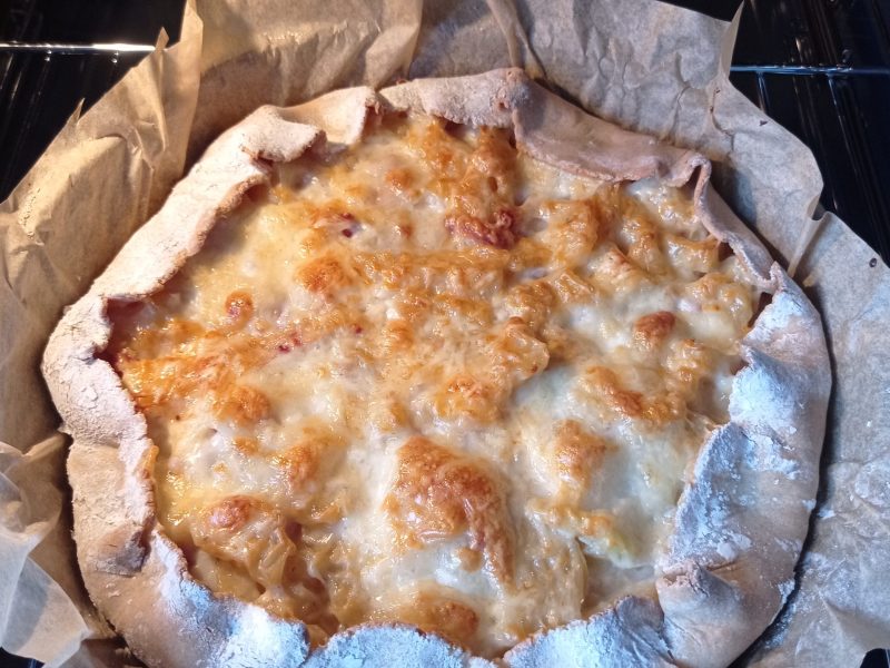 Cliquez pour zoomer ! Tarte aux pommes de terre et lardons Thermomix par Ky74