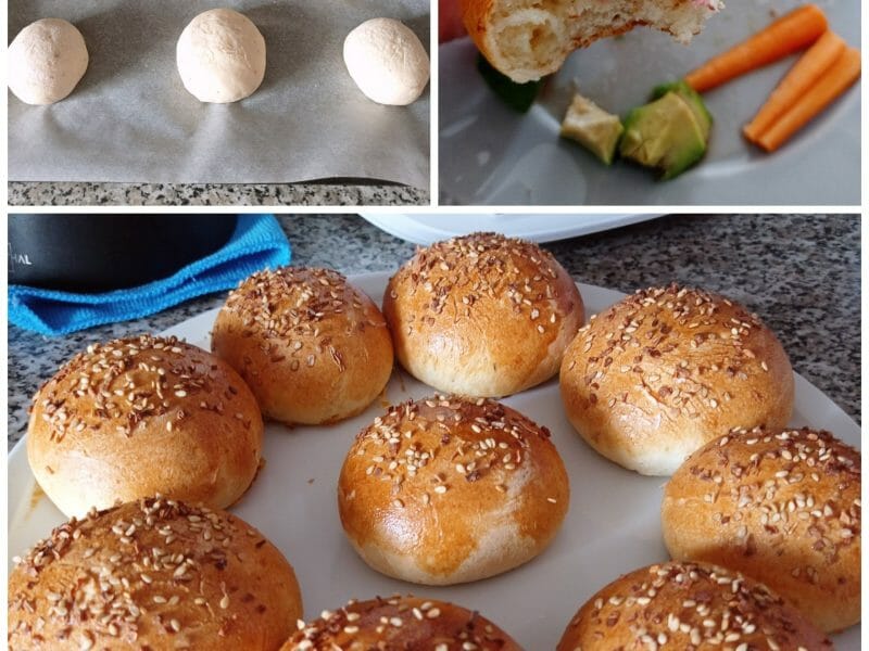 Cliquez pour zoomer ! Bun’s jambon fromage Thermomix par Ky74