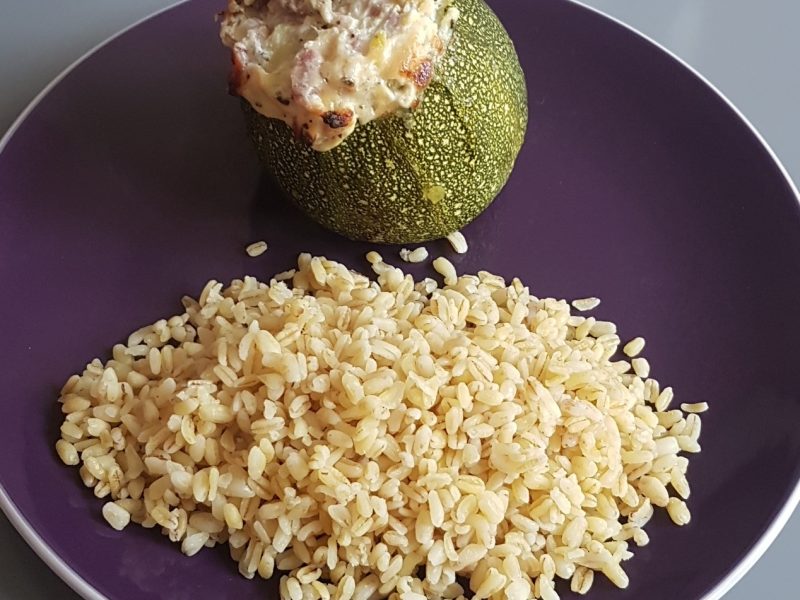 Cliquez pour zoomer ! Courgettes rondes farcies à la ricotta Thermomix par Laura_26