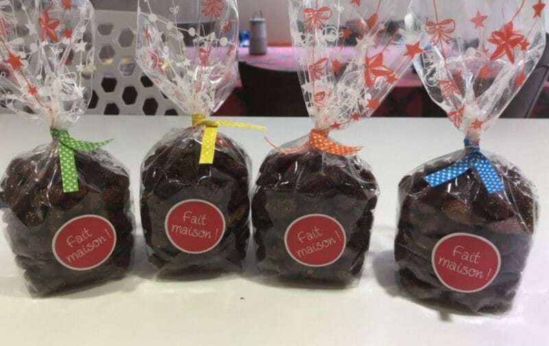 Cliquez pour zoomer ! Amandes grillées à la cannelle et au miel Thermomix par Mon carnet