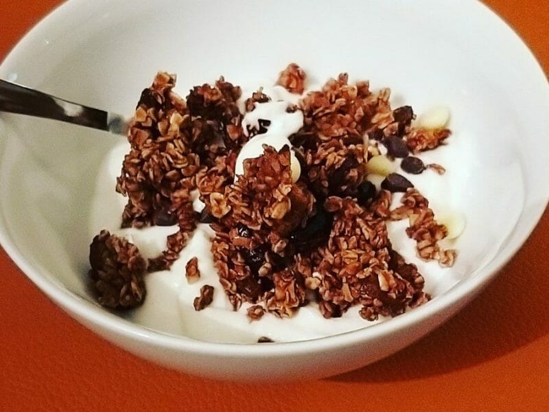 Cliquez pour zoomer ! Granola au chocolat Thermomix par Pricya