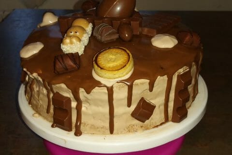 Cliquez pour zoomer ! Layer cake Kinder Bueno Thermomix par Pricya