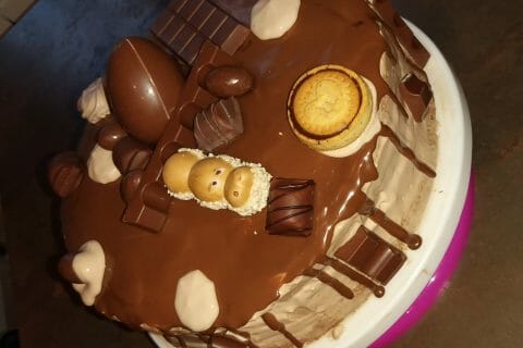 Cliquez pour zoomer ! Layer cake Kinder Bueno Thermomix par Pricya
