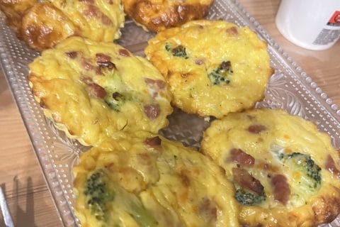Cliquez pour zoomer ! Bouchées brocoli lardons Thermomix par laetitia_1764