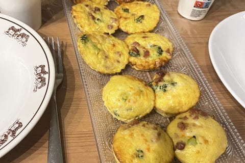 Cliquez pour zoomer ! Bouchées brocoli lardons Thermomix par laetitia_1764